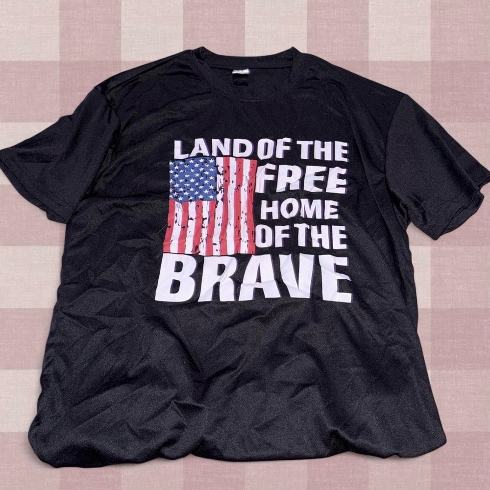 Patriotic Black T-Shirt